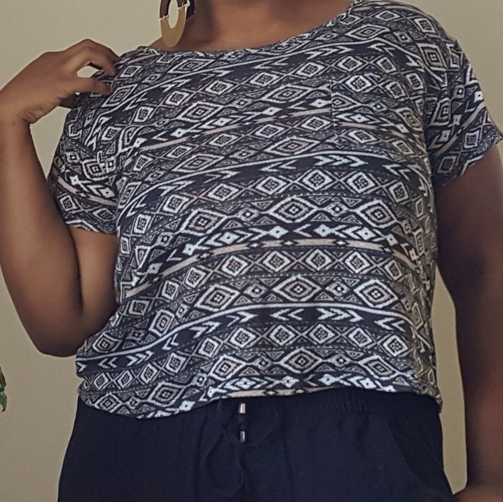 Forever21 Plus Size patterned top